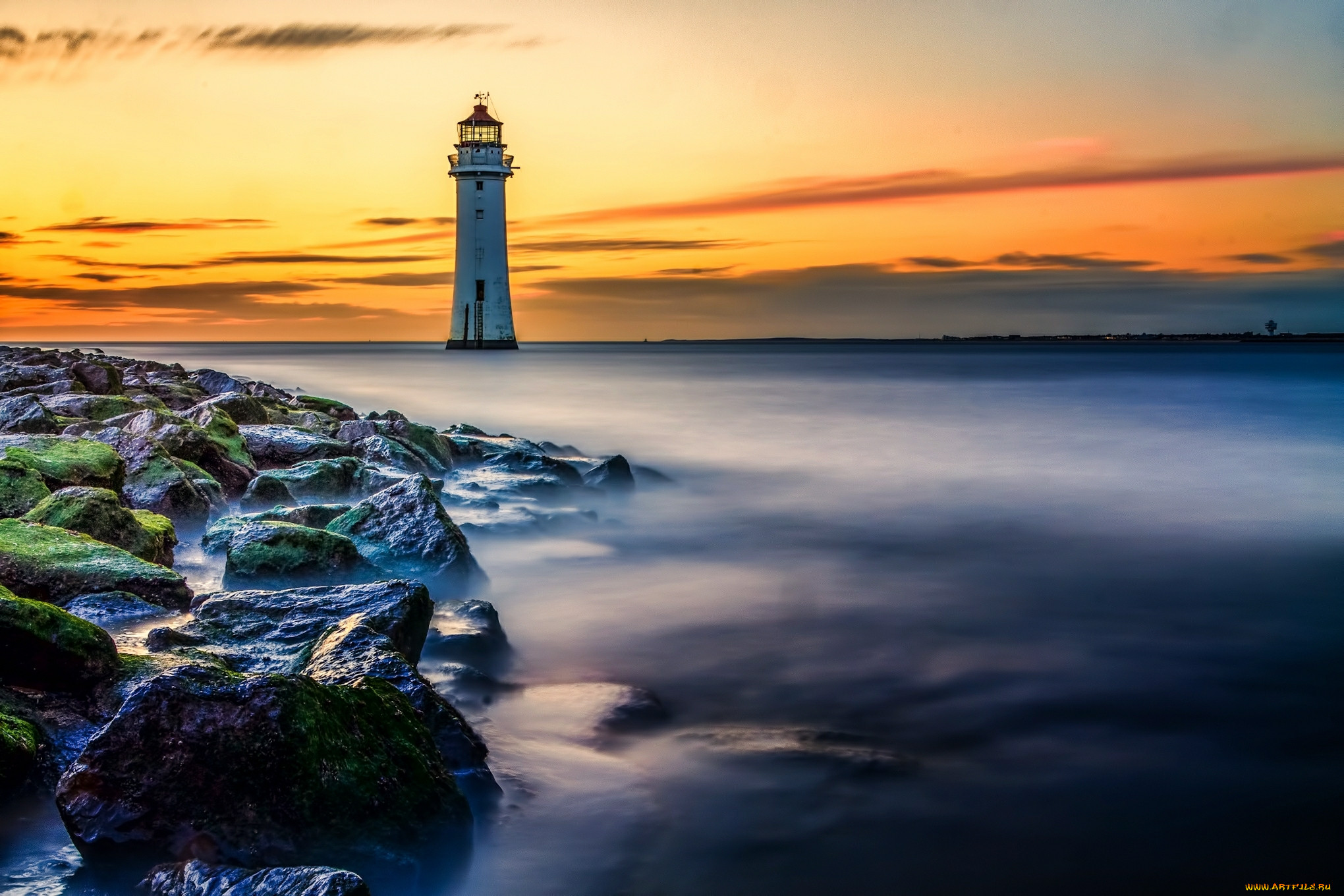 , , landscape, lighthouse, stones, , , , beach, sea, nature, , 